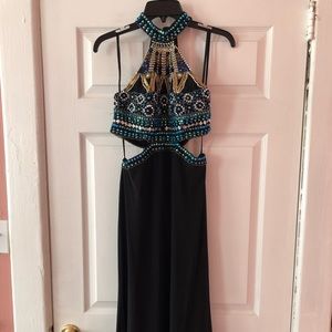 Beaded formal/prom gown